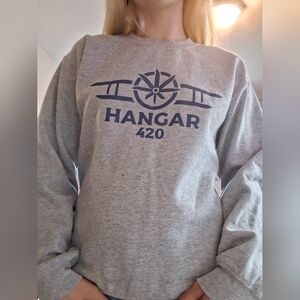 Gray Hangar 420 Long Sleeve Pullover